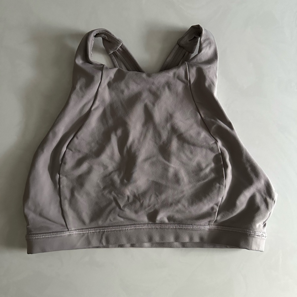 lululemon athletica Mauve High-Neck Sports Bra